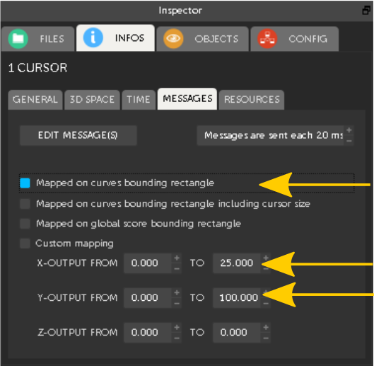 Bounding box settings