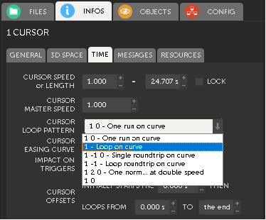 Loop settings